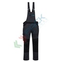 Salopette da lavoro multitasche, in tessuto Kingsmill 65% poliestere + 35% tessuto cotone rifinito, 280 gr, moderna con una buona vestibilità, modello WX3, omologata EN 14404, colore grigio metallo