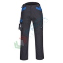 Pantalone da lavoro 60% Cotone + 40% Poliestere, 245 gr, modello Service WX3, pannelli elasticizzati a 4 vie che offrono comfort e flessibilità eccellenti, colore grigio metallo