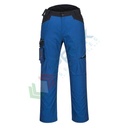 Pantalone da lavoro 60% Cotone + 40% Poliestere, 245 gr, modello Service WX3, pannelli elasticizzati a 4 vie che offrono comfort e flessibilità eccellenti, colore blu persiano