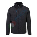 Giacca da lavoro 100% poliestere, modello KX3 Performance, lavorato a maglia con retro spazzolato, design moderno, ottima vestibilità, colore grigio scuro