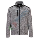 Giacca da lavoro 100% poliestere, modello KX3 Performance, lavorato a maglia con retro spazzolato, design moderno, ottima vestibilità, colore grigio platino