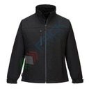 Giacca da lavoro Softshell da donna, 94% poliestere + 6% elastan + micro pile 100% poliestere, modello Charlotte, traspirante, antivento e impermeabile, senza cappuccio, colore nero
