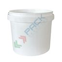 Barattolo in plastica (PP) conico, capacità 430 ml, chiusura a pressione con sigillo di garanzia (tappo escluso)