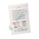 Paio di guanti monouso sterili in copolimero latex free, per esaminazione, colore trasparente