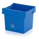 Cassetta in plastica (PP) sovrapponibile ed inseribile, capacità 25,1 Lt, Mis. 400 L x 300 P x 320 H mm