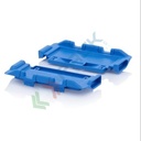 Coperchio incernierato per cassetta inseribile e sovrapponibile in plastica (PP) 300 x 200 mm, serie MB