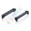 Coppia di staffe per cassetta inseribile e sovrapponibile in plastica (PP) 600 x 400 mm, serie MB