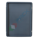 Coperchio per cassetta Norma Europa in plastica (PP) 400 x 300 mm, serie MC