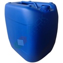 Tanica in plastica (HDPE) sovrapponibile, per container, capacità 30 Lt, peso 1500 gr, omologate ADR-UN, tappo a vite e sigillo (esclusi), colore blu
