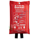 Coperta antifiamma in fibra di vetro incombustibile, Mis. 150 x 180 cm, conforme EN 1869