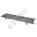 Barella pieghevole in 2 parti in alluminio, portata 120 Kg, certificata DIN 13024