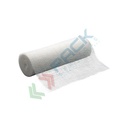 Benda garza orlata in cotone, Mis. 2 m x 5 cm, per il fissaggio di medicazioni