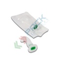 Cannula oro-faringea di guedel, sterile anatomica, calibro 2, lunghezza 80 mm, colore verde