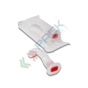Cannula oro-faringea di guedel, sterile anatomica, calibro 4, lunghezza 100 mm, colore rosso