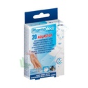 Cerotti resistenti allacqua in poliuretano (PU), astuccio da 20 pz MEDI assortiti (15 pz 7 x 2cm / 5 pz. 3,8 x 3,8 cm)