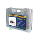 Cassetta pronto soccorso per automezzi di trasporto, in plastica, con estintore