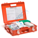 Cassetta pronto soccorso, contenuto base conforme all'allegato 1 del D.lgs. 81/2008-D.M.388/2003, ideale per 3 o più lavoratori (per aziende del gruppo AB)