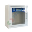 Teca per defibrillatore con allarme a batteria, ideale per ambienti interni, colore bianco