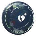 Teca per defibrillatore Rotaid impermeabile, ideale per ambienti esterni ed interni, con allarme, colore verde trasparente