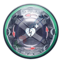 Teca per defibrillatore Rotaid impermeabile, ideale per ambienti esterni ed interni, con allarme, colore verde con frecce rosse