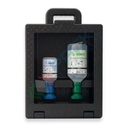 Armadietto per il lavaggio oculare d'emergenza con 1 flacone di PH neutro da 200 ml e 1 soluzione di lavaggio oculare da 500 ml