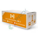 Kit reintegro pronto soccorso, contenuto base, conforme all'allegato 2 del D.lgs. 81/2008-D.M.388/2003, ideale fino a 2 lavoratori (per aziende del gruppo C)