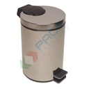 Portarifiuti a pedale in acciaio inox 12 Litri, con secchio interno estraibile