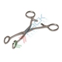 Pinza tiralingua in acciaio inox