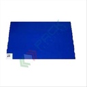 Tappeto decontaminante in LDPE, 30 strati numerati dal n. 30 al n. 1, colore blu