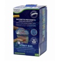 Sacchetto assorbente per vomito, capacità 600 ml, per gli interventi di emergenza, Mis 25 x 25 cm