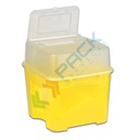 Contenitore per una corretta e sicura eliminazione di siringhe e aghi usati, capacità 3,5 Lt