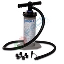 Pompa per materasso a depressione in plastica a doppio effetto