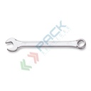 Chiave combinata a forchetta e poligonale piegata cromata