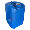 Tanica in plastica (HDPE), capacità 5 Lt, per alimenti, rettangolare, sovrapponibile e omologata ADR/ONU, peso 250 gr, colore blu - chiusura con tappo a vite con sigillo escluso