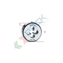 Filiere tonde filettatura metrica passo fine in acciaio al cromo M 11x0,75 - Art. 441A 11X0,75