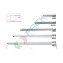 Prolunghe con attacchi quadri, maschio e femmina 1/4" cromate mm 350 - Art. 900/23