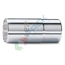 Chiavi a bussola con attacco quadro femmina 3/8", tipo lungo bocca poligonale, cromate mm 13 - Art. 910BL 13