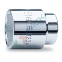 Chiavi a bussola con attacco quadro femmina 1/2" bocca esagonale, cromate mm 10 - Art. 920A 10