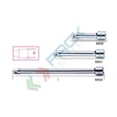 Prolunghe con attacchi quadri maschio e femmina 3/4" cromate 100 - Art. 928/20