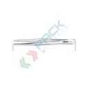 Pinzetta a molla a punte larghe diritte arrotondate zigrinate in acciaio inossidabile L mm 150 - Art. 994 150