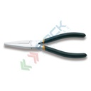 Pinze a becchi piatti lunghi zigrinati manici ricoperti con 2 strati di PVC antiscivolo L mm 160 - Art. 1008 160