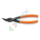 Pinze a becchi piegati a 45° per anelli elastici di sicurezza, per fori manici ricoperti in PVC L mm 140x1,3 - Art. 1033 140X13