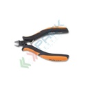 Tronchese per elettronica taglienti diagonali semirasi becchi arrotondati impugnatura bimateriale L mm 120 - Art. 1183BM