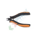 Tronchese per elettronica a taglienti diagonali rasi becchi arrotondati impugnatura bimateriale L mm 120 - Art. 1184BM /1
