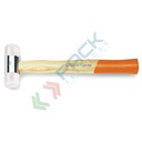 Mazzuole con battenti intercambiabili in nylon, manico in legno Ø mm 45 - Art. 1390N 45