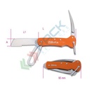 Coltelli per nautica in acciaio inossidabile impugnatura in alluminio L mm 185 - Art. 1778X