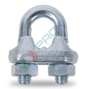 Morsetto per fune in acciaio zincato Ø mm 22 - Art. 8016 22