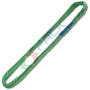 Braca per sollevamento 2t nastro ad anello continuo, verde tessuto in poliestere ad alta tenacità (PES) L m 0,5 - Art. 8173 0,5-T2
