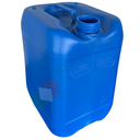 Tanica in plastica (HDPE), capacità 25 Lt, quadrata, sovrapponibile e omologata ADR/ONU, peso 1100 gr, colore blu - chiusura con tappo a vite con sigillo escluso