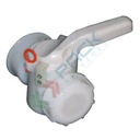 Valvola cilindrica 2" filettatura DIN per cisternette IBC